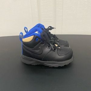 Nike Manoa "Black/Black/Sesame/Game Royal" Infant Boys' Boot